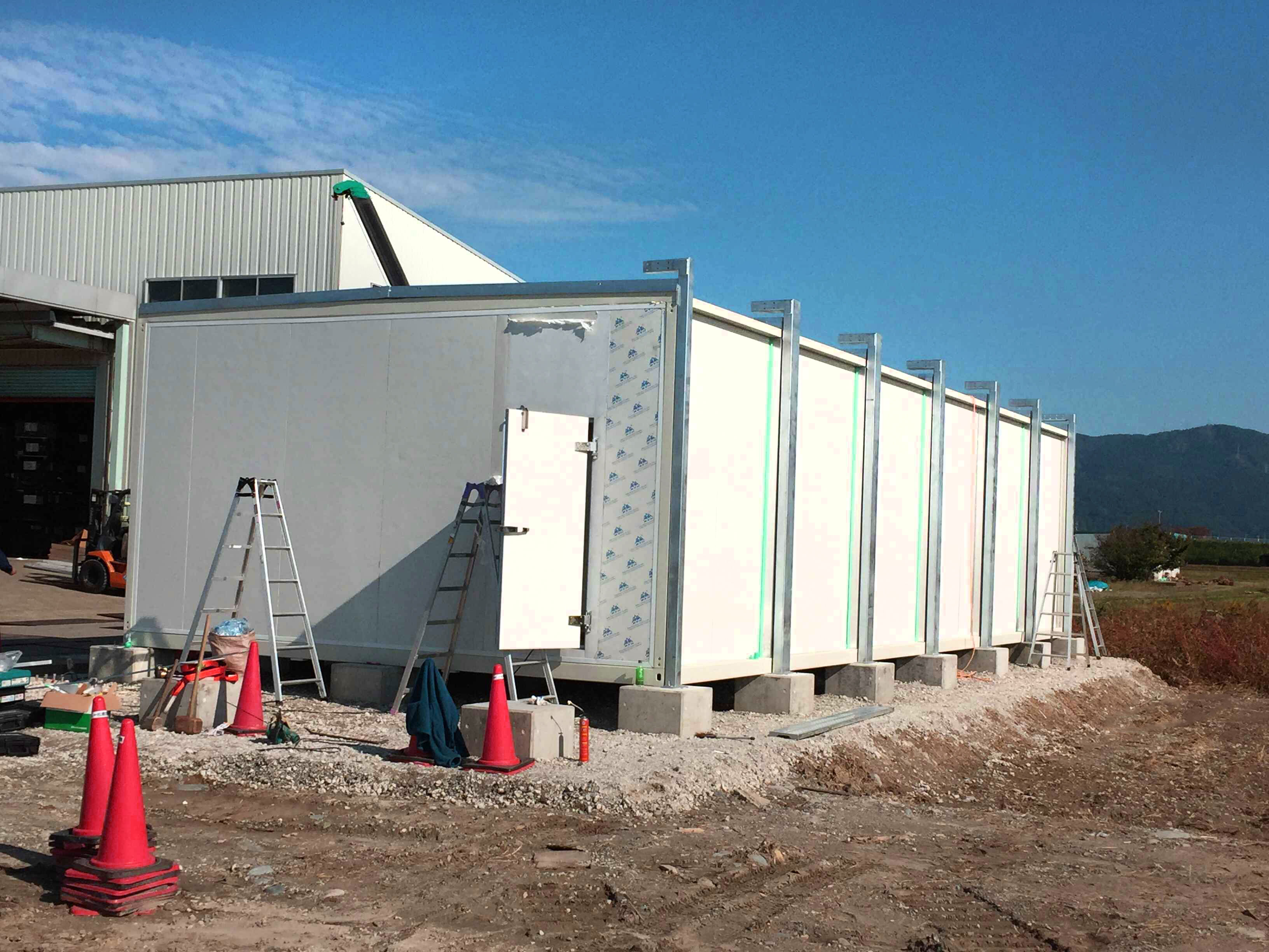 container farming on site installation container farming on site installation