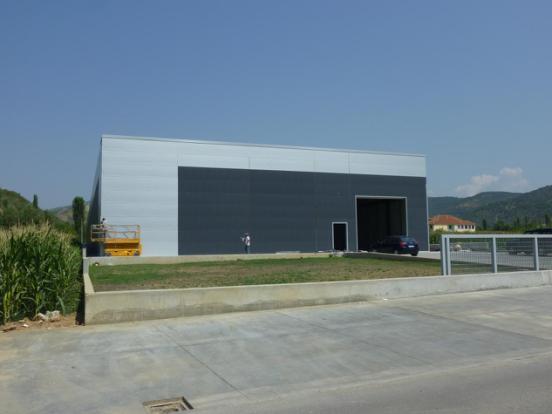 The steel structure project in Albania