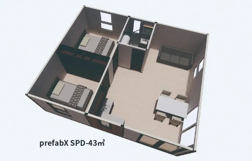 Photo of PTH expandable container house