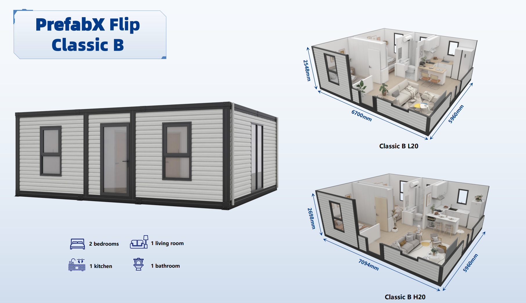prefabX flip classic B