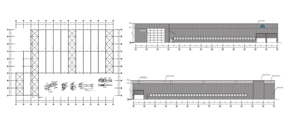 Brazil Steel Structure Factory Design Drawing
