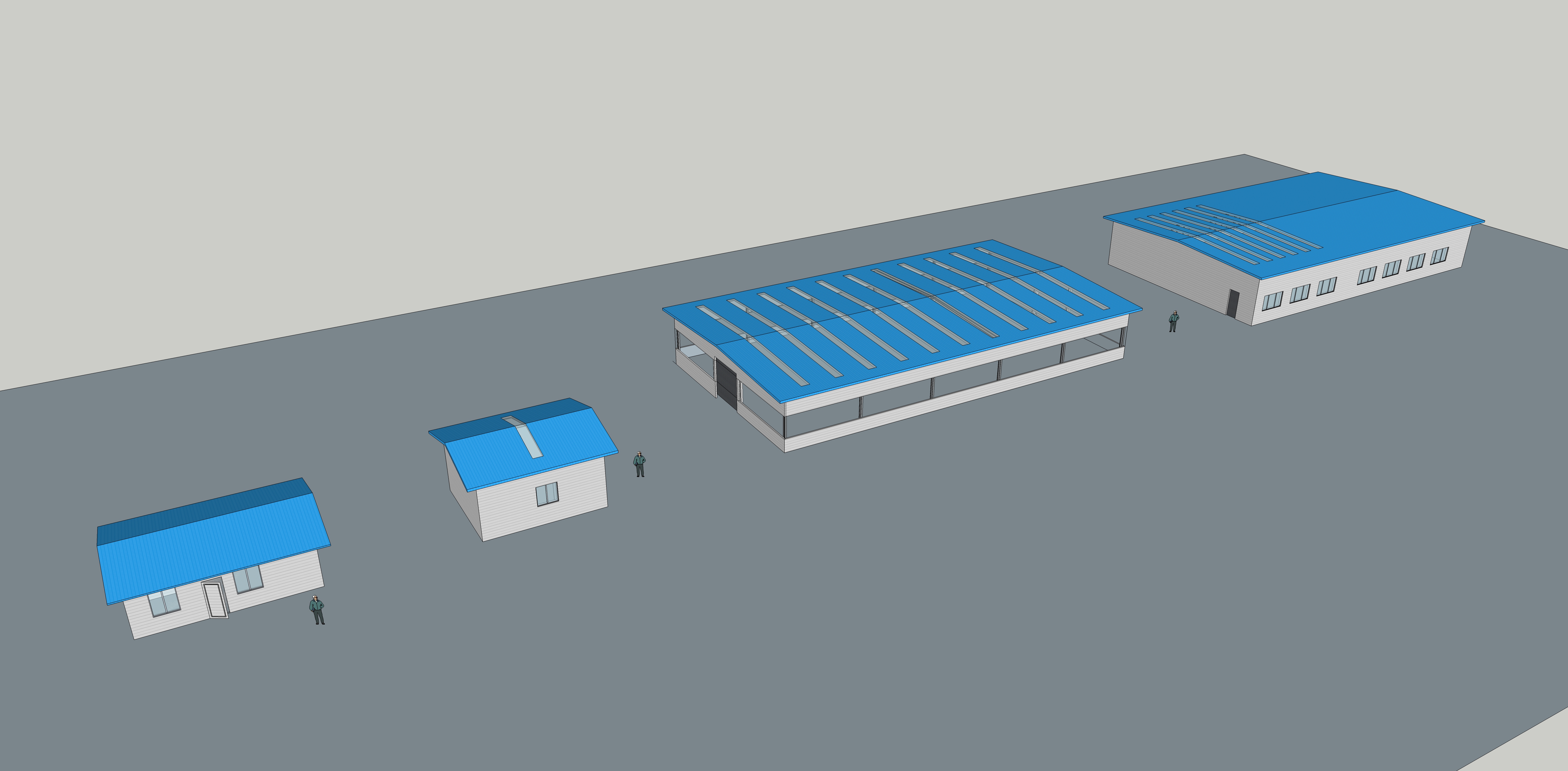 steel agricultural building product structure diagram