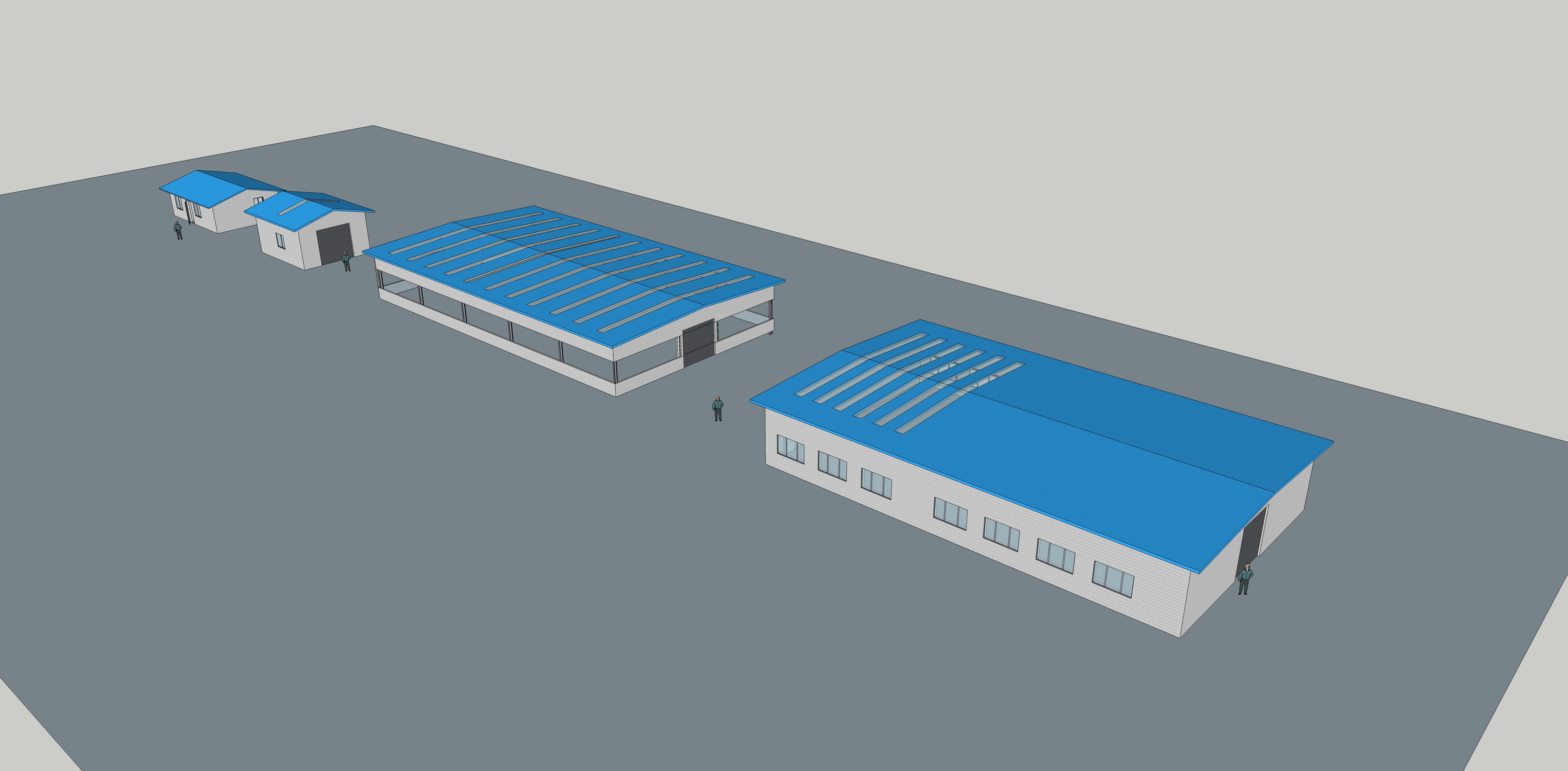 steel agricultural building product structure diagram-1