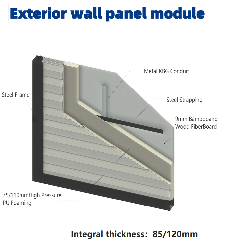 exterior wall panel module