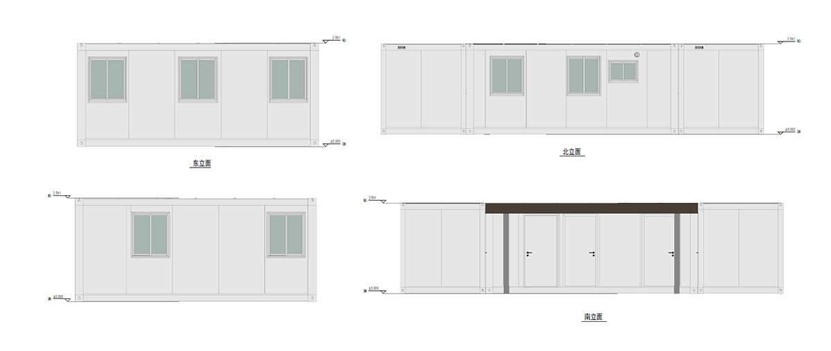 Design Drawing of Temporary Container Medical Clinic in Seychelles-4