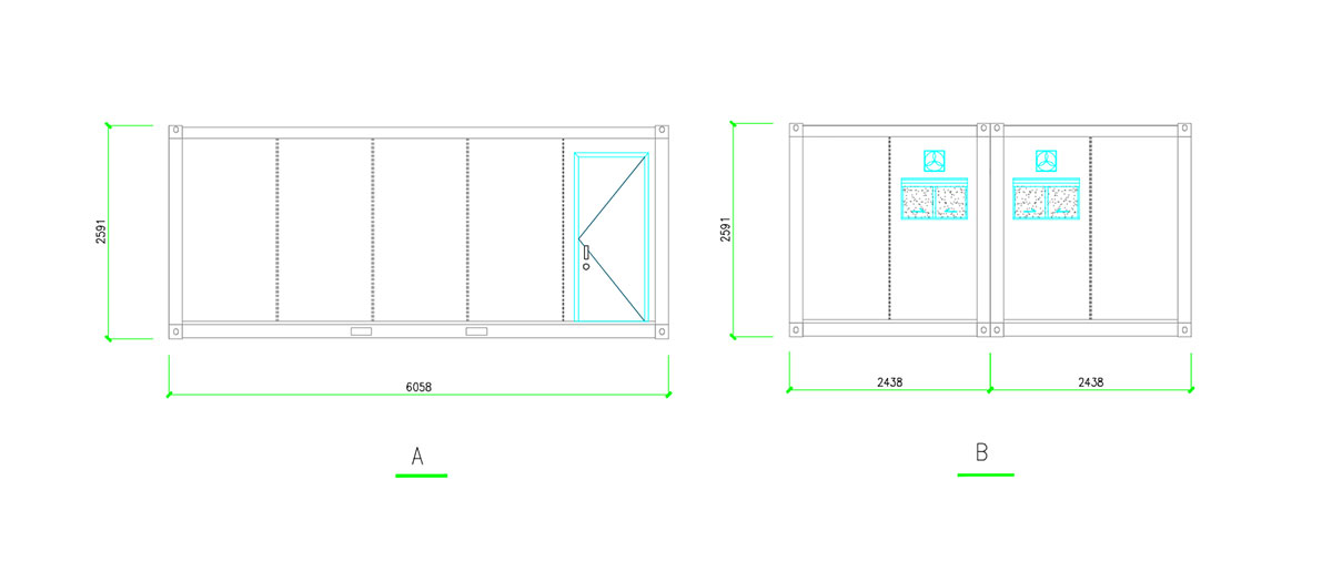 Spanish-Gym-Shower-Room structure design -3